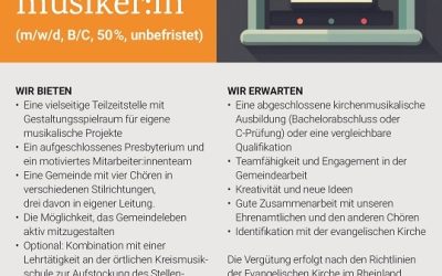 Kirchenmusiker:in gesucht